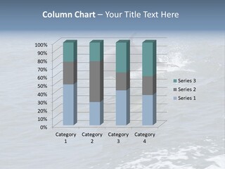 A Dolphin Jumping Out Of The Water On The Alabama Gulf Coast. PowerPoint Template