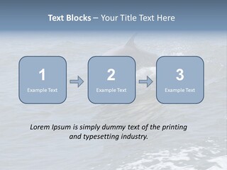 A Dolphin Jumping Out Of The Water On The Alabama Gulf Coast. PowerPoint Template