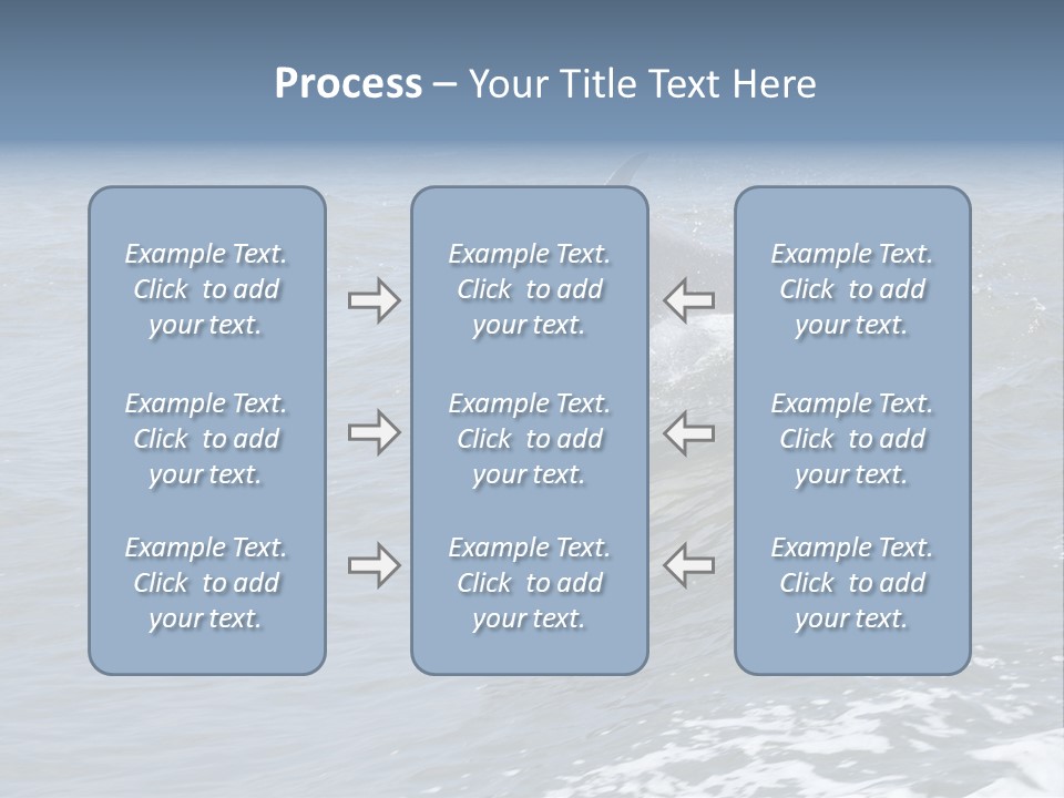A Dolphin Jumping Out Of The Water On The Alabama Gulf Coast. PowerPoint Template