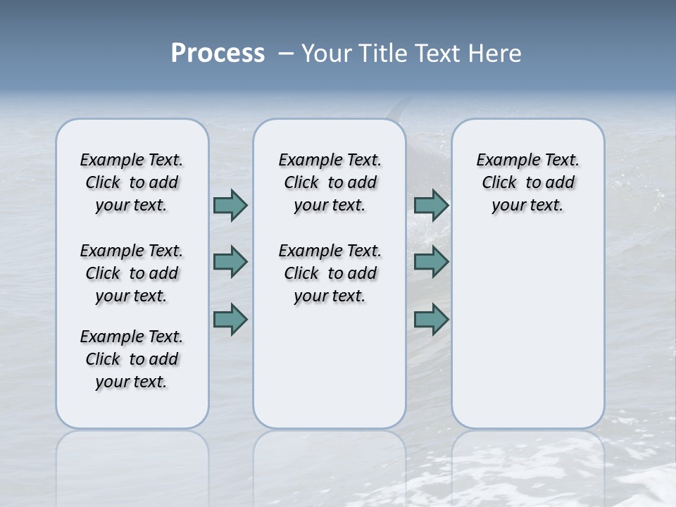 A Dolphin Jumping Out Of The Water On The Alabama Gulf Coast. PowerPoint Template