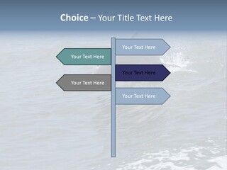 A Dolphin Jumping Out Of The Water On The Alabama Gulf Coast. PowerPoint Template