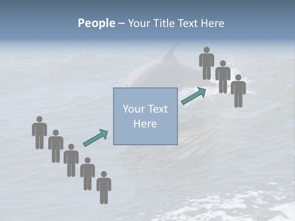 A Dolphin Jumping Out Of The Water On The Alabama Gulf Coast. PowerPoint Template