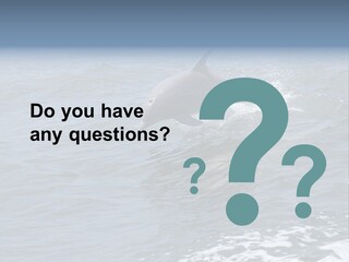 A Dolphin Jumping Out Of The Water On The Alabama Gulf Coast. PowerPoint Template