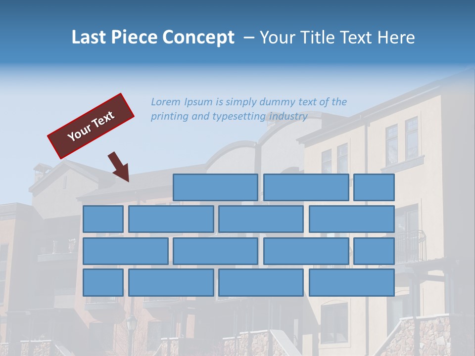 Colorful Condominiums PowerPoint Template
