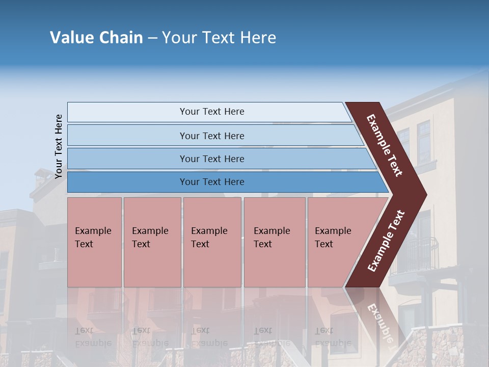 Colorful Condominiums PowerPoint Template