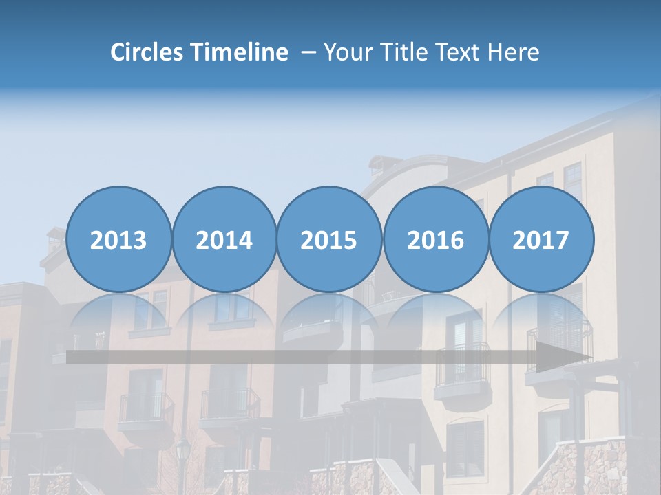 Colorful Condominiums PowerPoint Template
