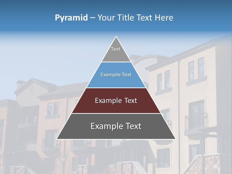 Colorful Condominiums PowerPoint Template