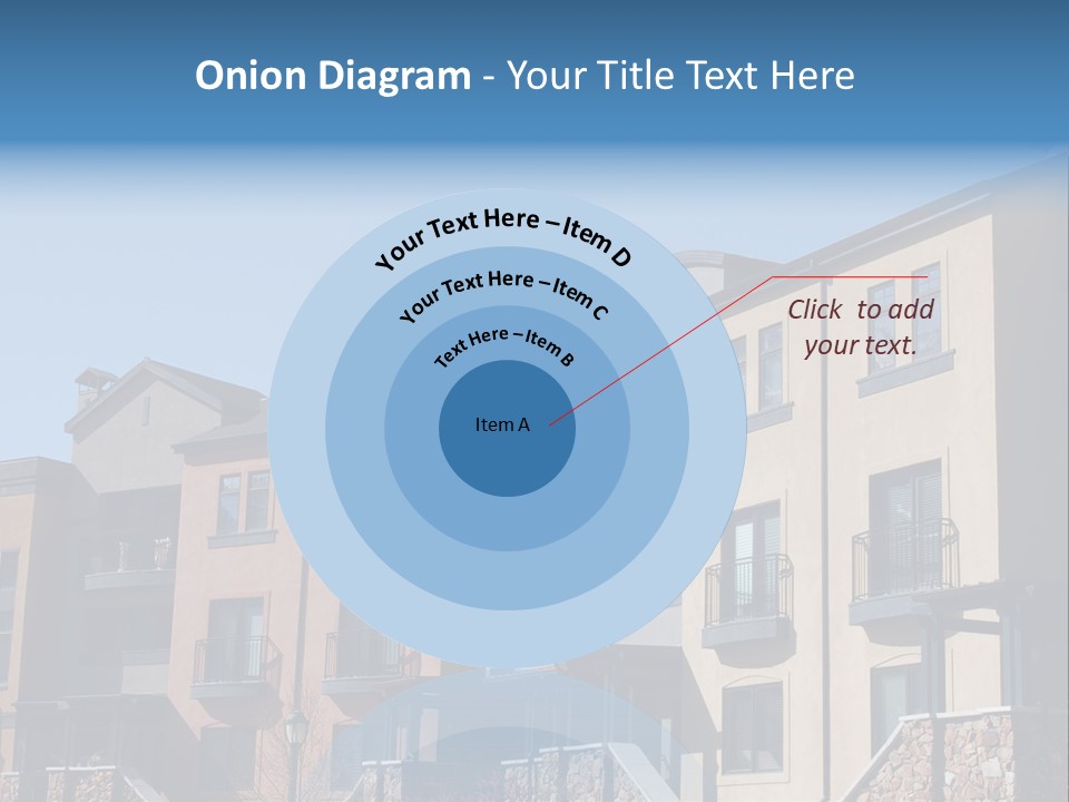 Colorful Condominiums PowerPoint Template