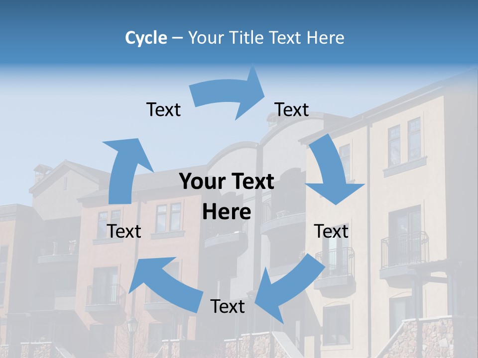 Colorful Condominiums PowerPoint Template