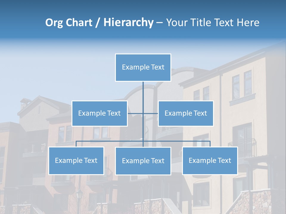 Colorful Condominiums PowerPoint Template