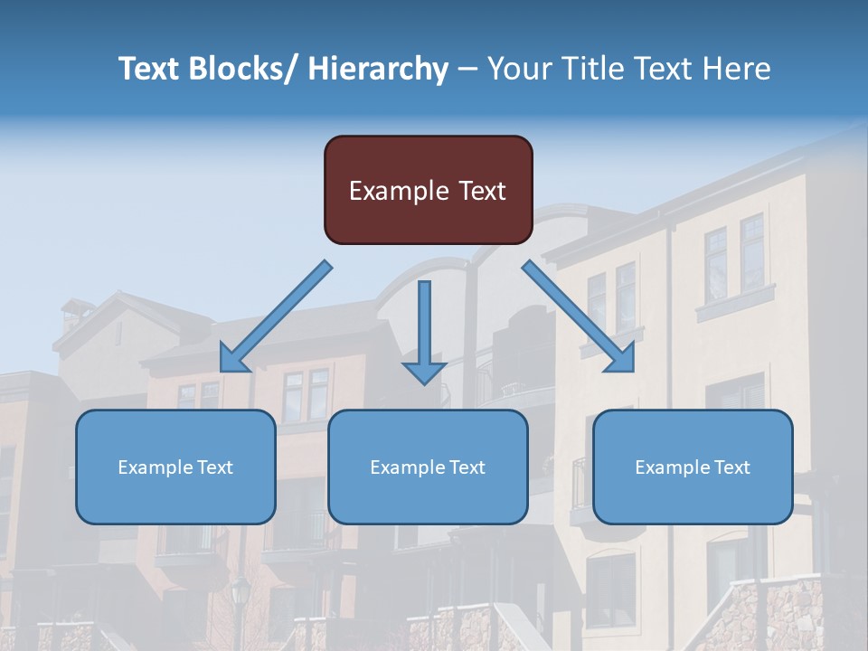 Colorful Condominiums PowerPoint Template