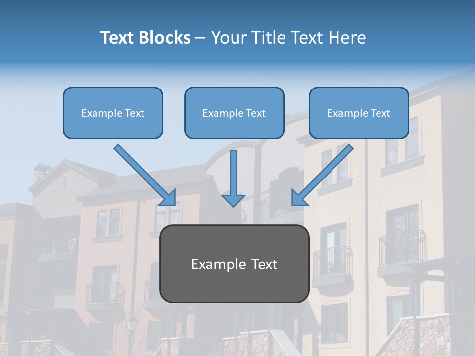 Colorful Condominiums PowerPoint Template