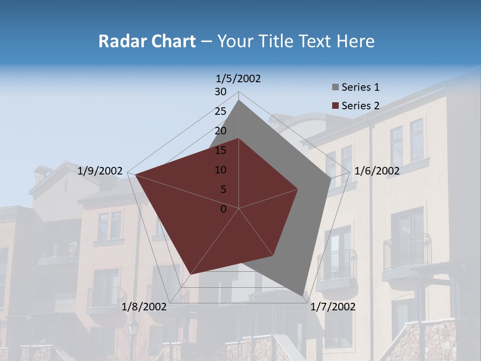 Colorful Condominiums PowerPoint Template