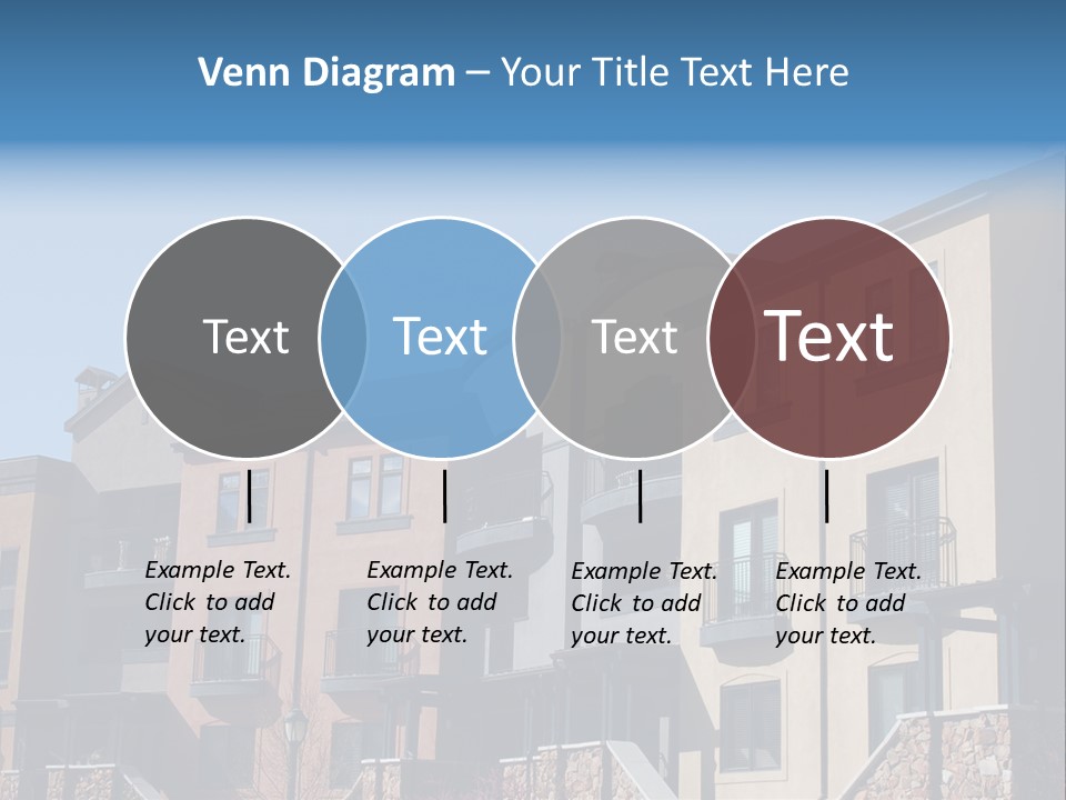 Colorful Condominiums PowerPoint Template