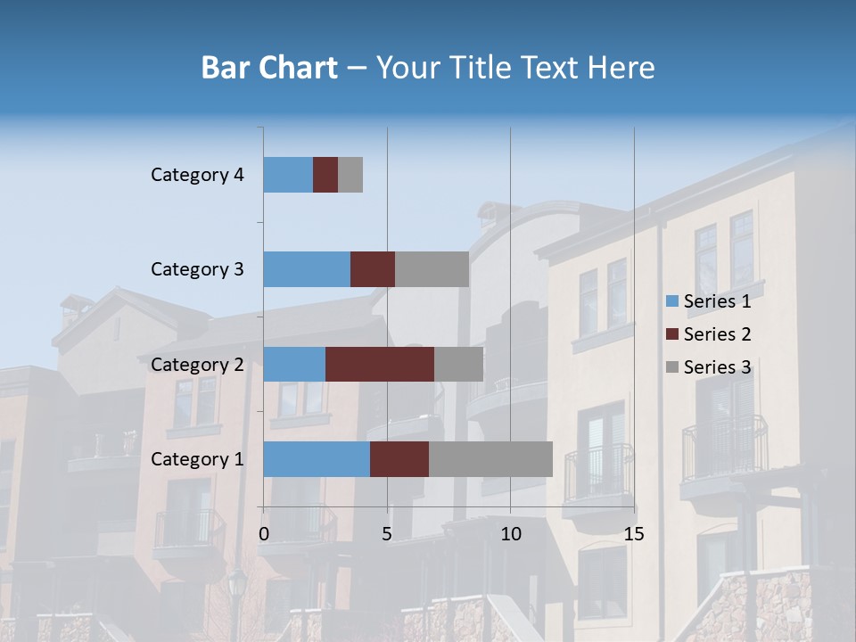 Colorful Condominiums PowerPoint Template