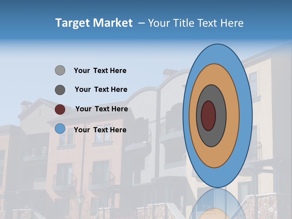 Colorful Condominiums PowerPoint Template