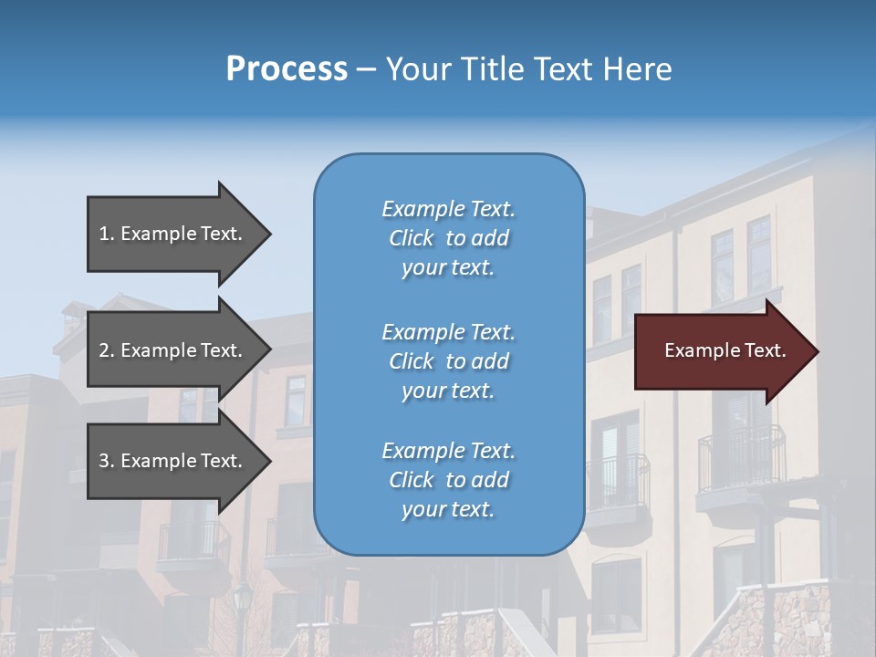 Colorful Condominiums PowerPoint Template