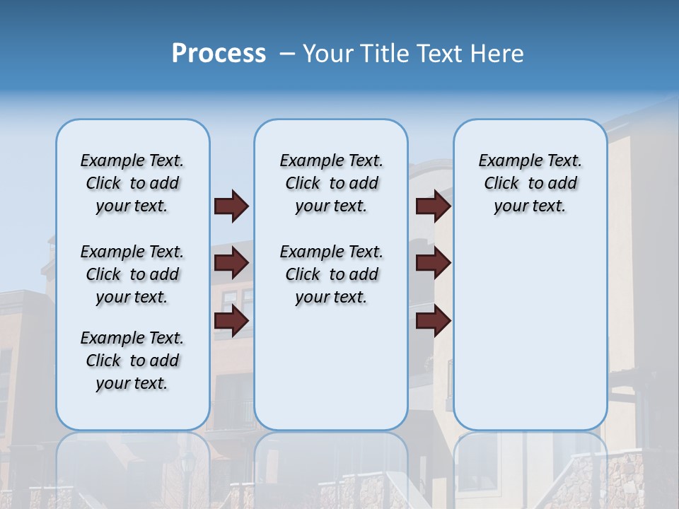 Colorful Condominiums PowerPoint Template