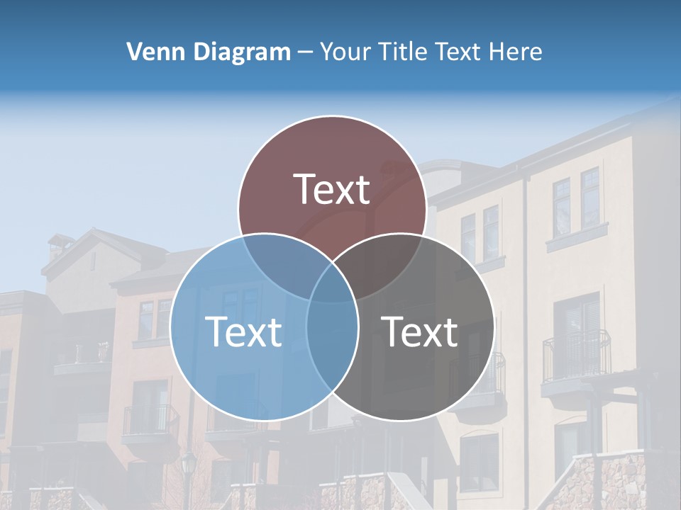 Colorful Condominiums PowerPoint Template