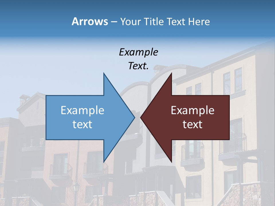Colorful Condominiums PowerPoint Template