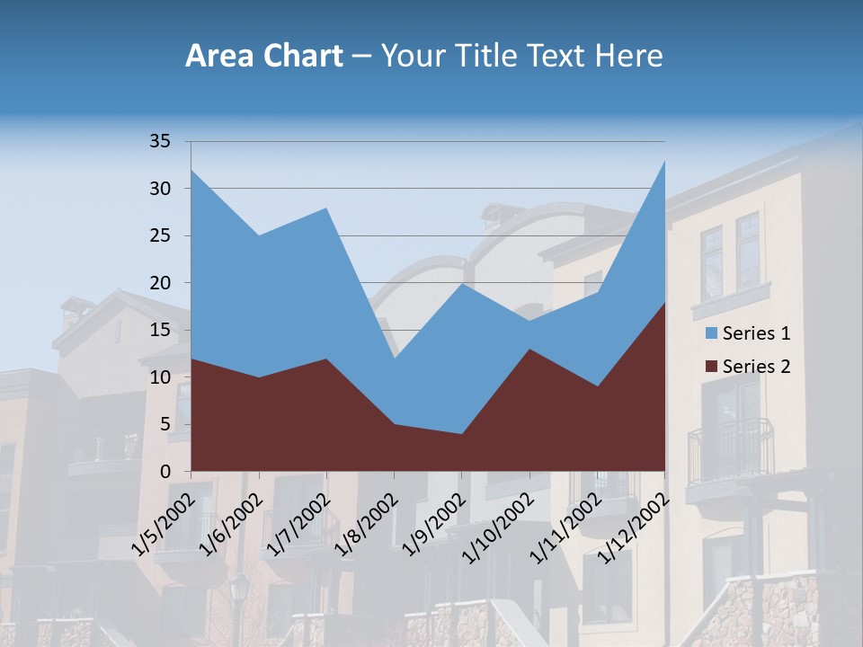 Colorful Condominiums PowerPoint Template