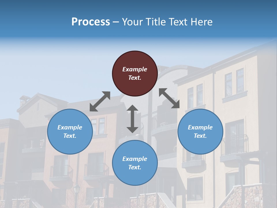 Colorful Condominiums PowerPoint Template