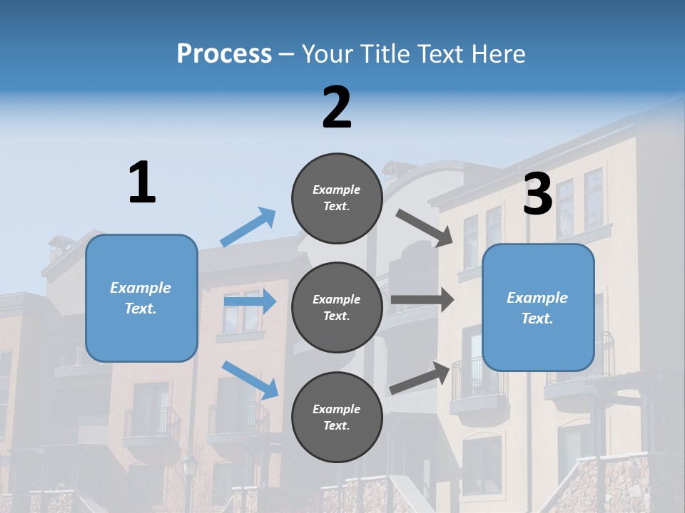 Colorful Condominiums PowerPoint Template