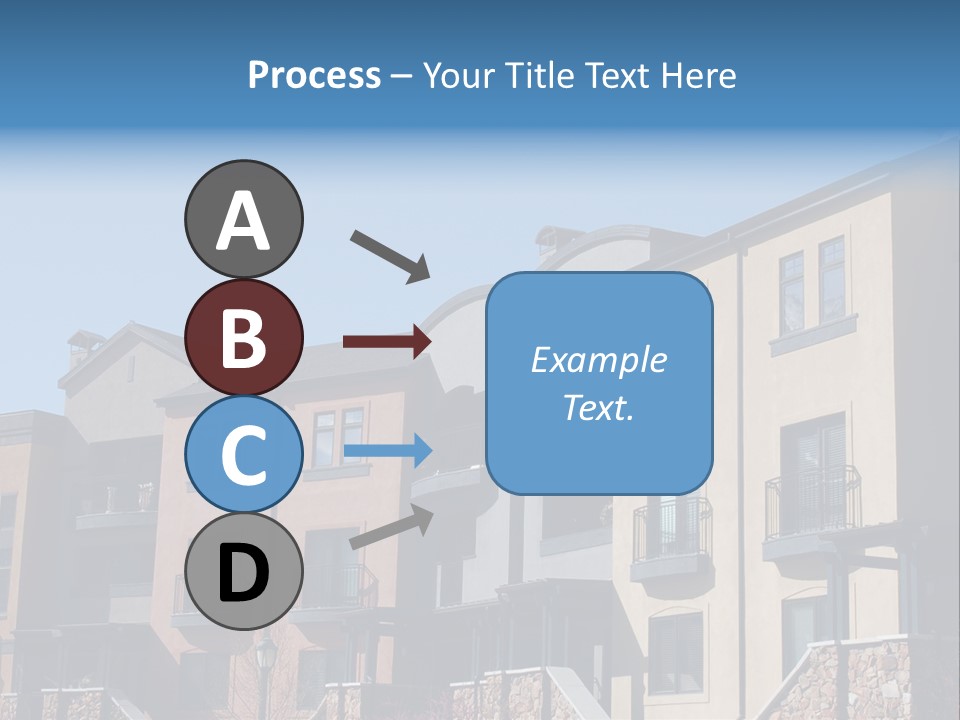Colorful Condominiums PowerPoint Template