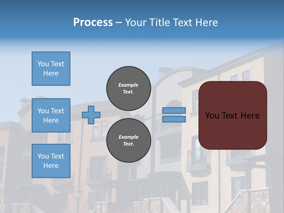 Colorful Condominiums PowerPoint Template
