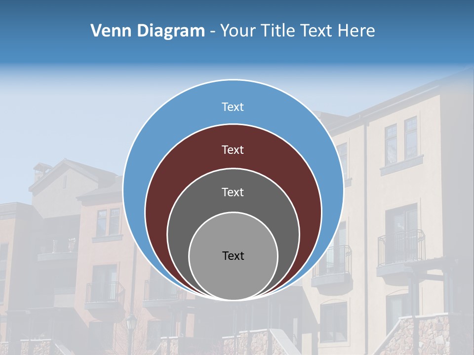 Colorful Condominiums PowerPoint Template