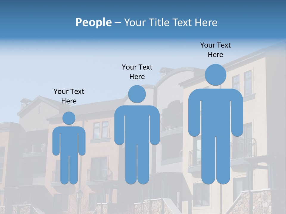 Colorful Condominiums PowerPoint Template