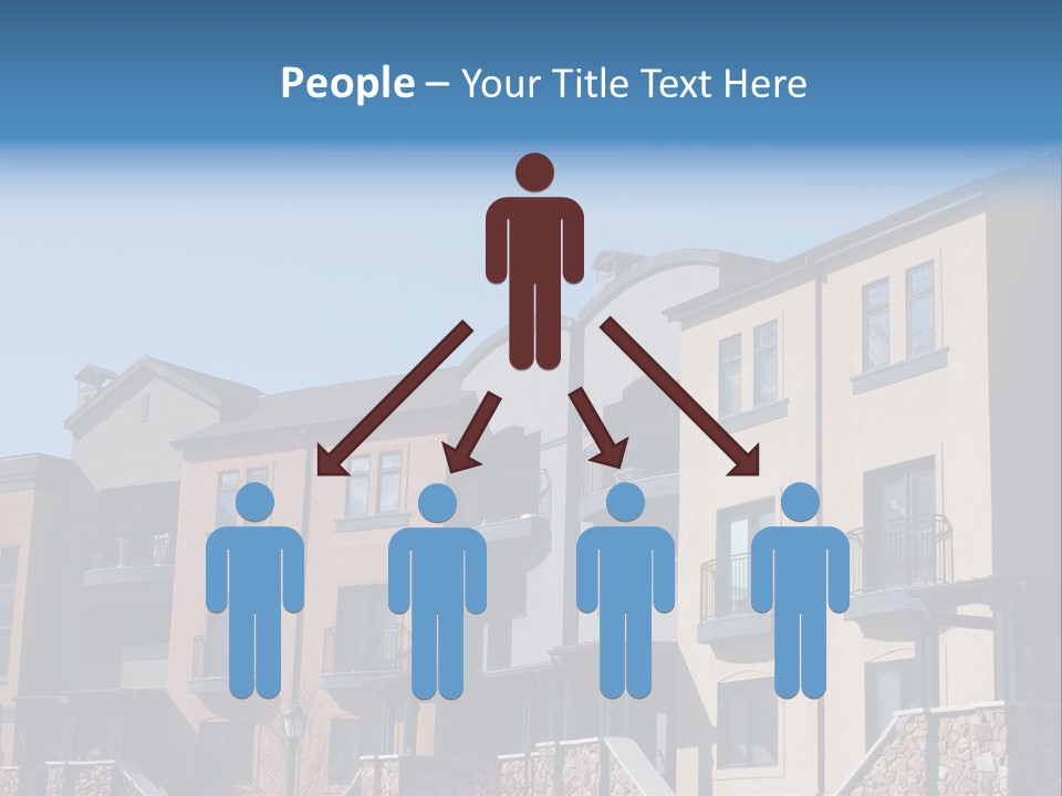 Colorful Condominiums PowerPoint Template