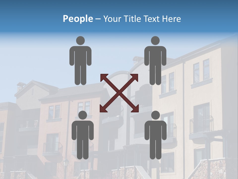 Colorful Condominiums PowerPoint Template