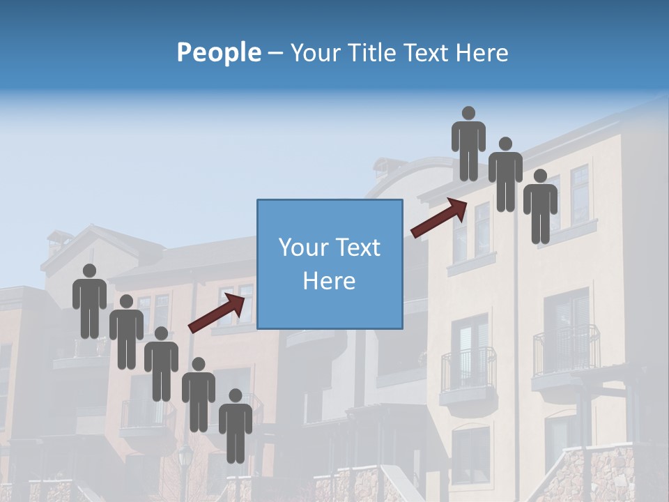 Colorful Condominiums PowerPoint Template