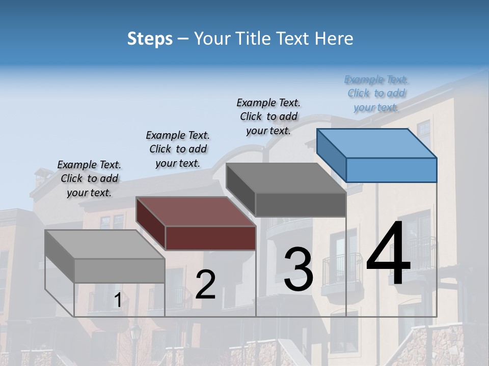 Colorful Condominiums PowerPoint Template