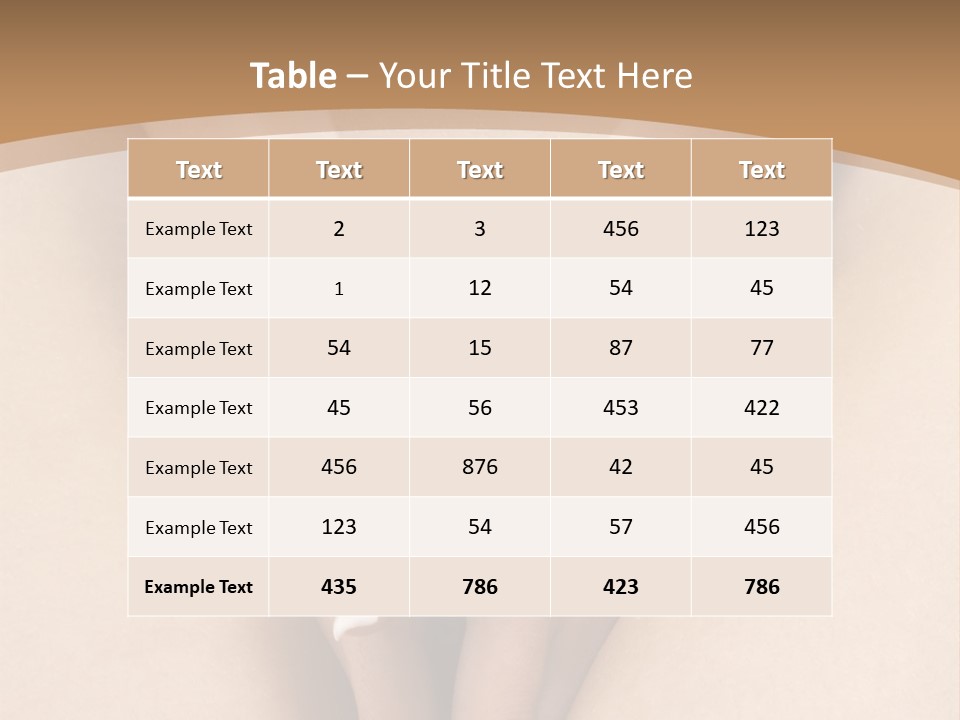 Close Up Of A Woman Body With Close Hands Between The Legs PowerPoint Template