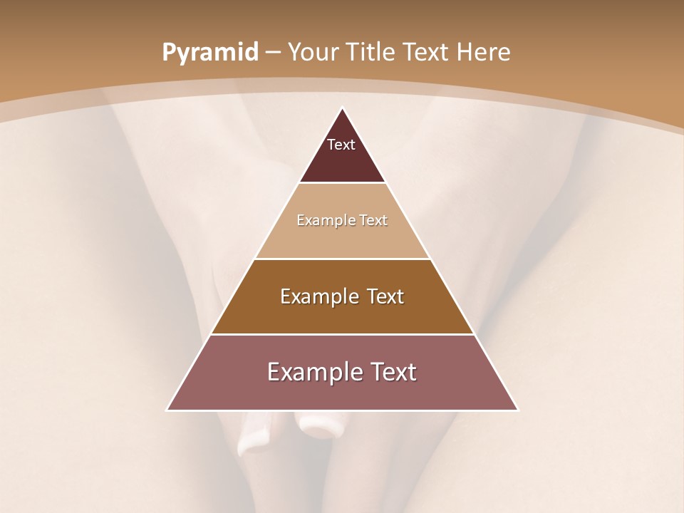 Close Up Of A Woman Body With Close Hands Between The Legs PowerPoint Template