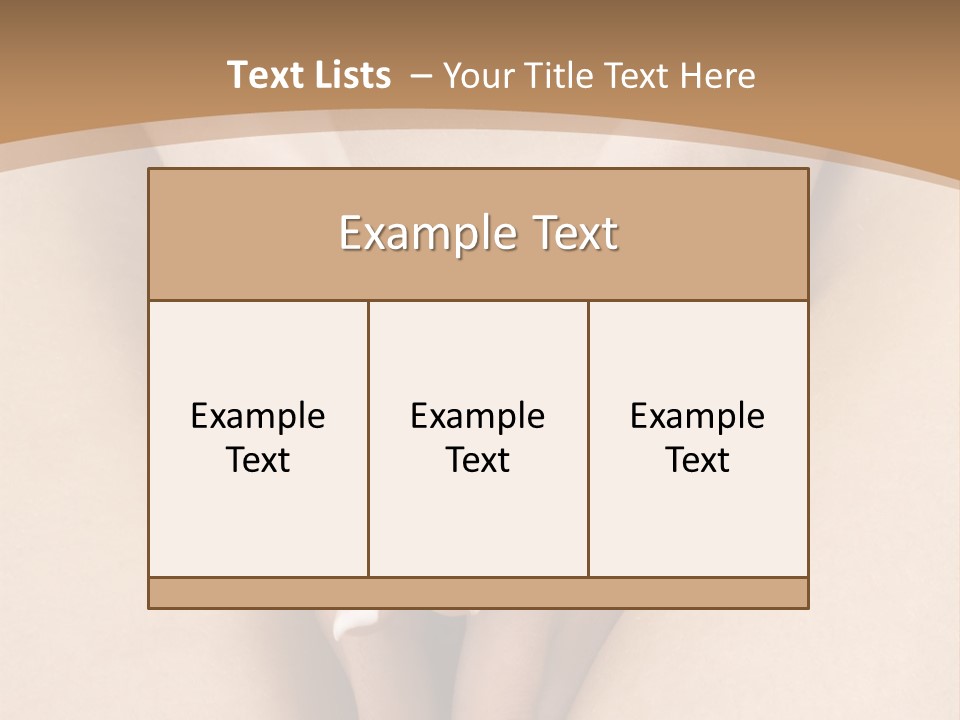 Close Up Of A Woman Body With Close Hands Between The Legs PowerPoint Template