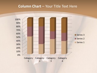 Close Up Of A Woman Body With Close Hands Between The Legs PowerPoint Template