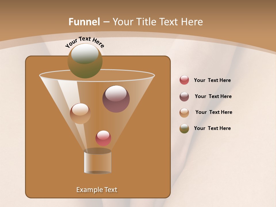 Close Up Of A Woman Body With Close Hands Between The Legs PowerPoint Template