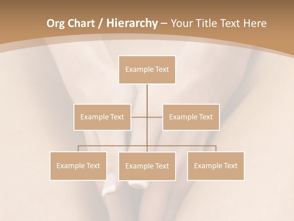 Close Up Of A Woman Body With Close Hands Between The Legs PowerPoint Template