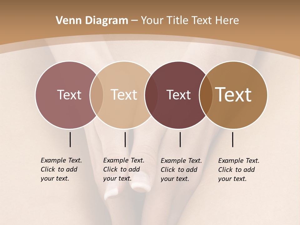 Close Up Of A Woman Body With Close Hands Between The Legs PowerPoint Template