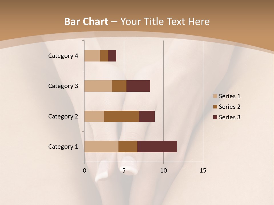 Close Up Of A Woman Body With Close Hands Between The Legs PowerPoint Template