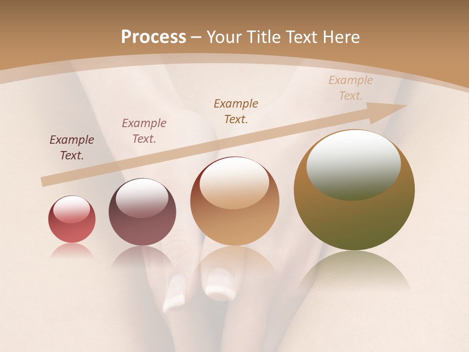 Close Up Of A Woman Body With Close Hands Between The Legs PowerPoint Template