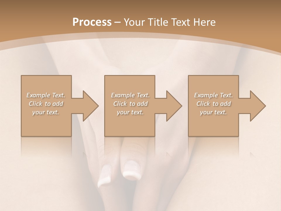 Close Up Of A Woman Body With Close Hands Between The Legs PowerPoint Template