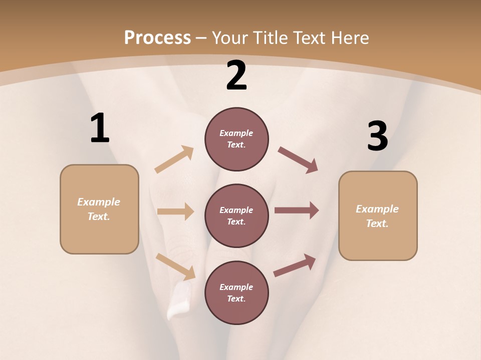 Close Up Of A Woman Body With Close Hands Between The Legs PowerPoint Template
