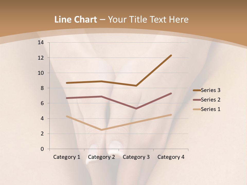 Close Up Of A Woman Body With Close Hands Between The Legs PowerPoint Template