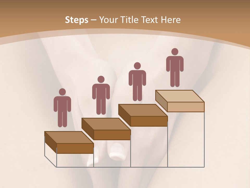 Close Up Of A Woman Body With Close Hands Between The Legs PowerPoint Template
