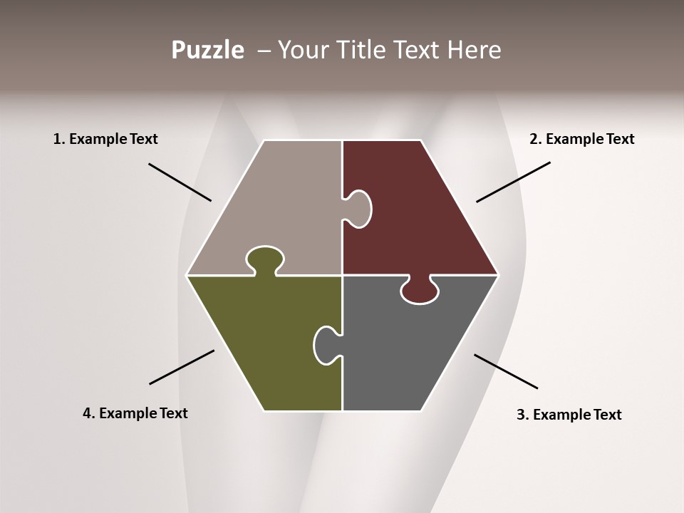 Part Of A Nude Woman Body With Close Hands Between The Legs In A Vintage Photo PowerPoint Template