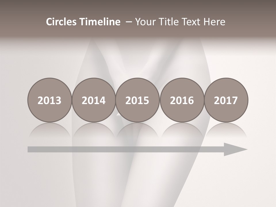 Part Of A Nude Woman Body With Close Hands Between The Legs In A Vintage Photo PowerPoint Template